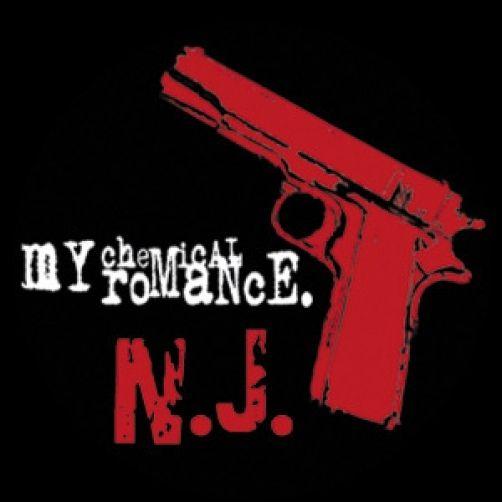 Pistol Logo - My Chemical Romance Vinyl Sticker NJ Pistol Logo