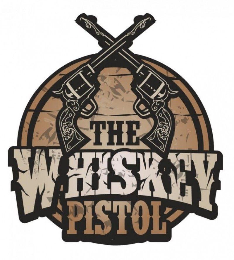 Pistol Logo - whiskey pistol logo
