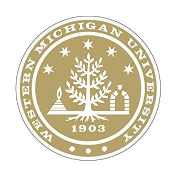 WMU Logo - Amazon.com : Western Michigan Small Decal 'WMU Seal Gold' : Sports ...