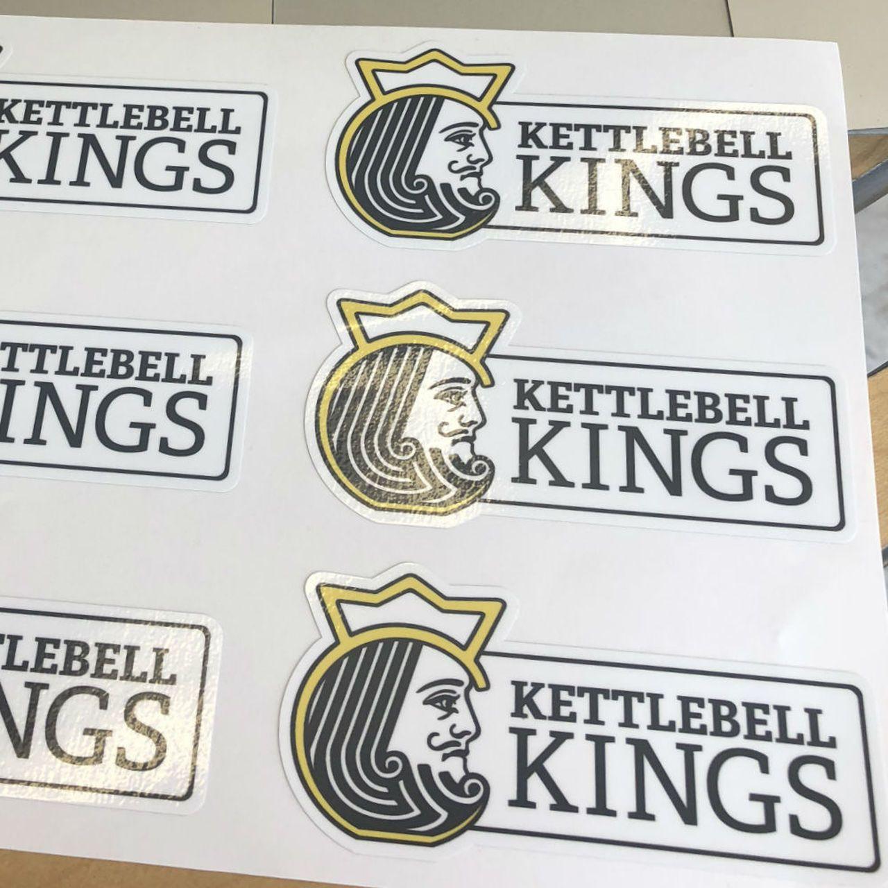 Kettlebell Logo - Kettlebell Kings Logo Bumper Sticker