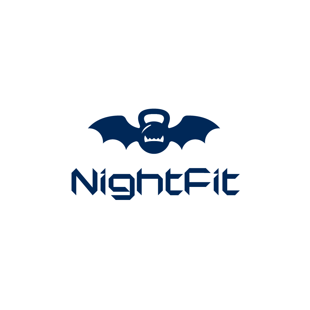 Kettlebell Logo - For Sale: Nightfit Kettlebell Bat Logo Design