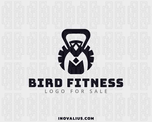 Kettlebell Logo - Bird Fitness Logo For Sale