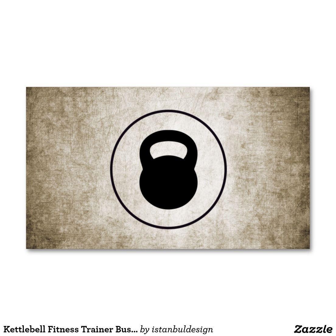 Kettlebell Logo - Kettlebell Personal Trainer Business Card | Zazzle.com | Fitness ...