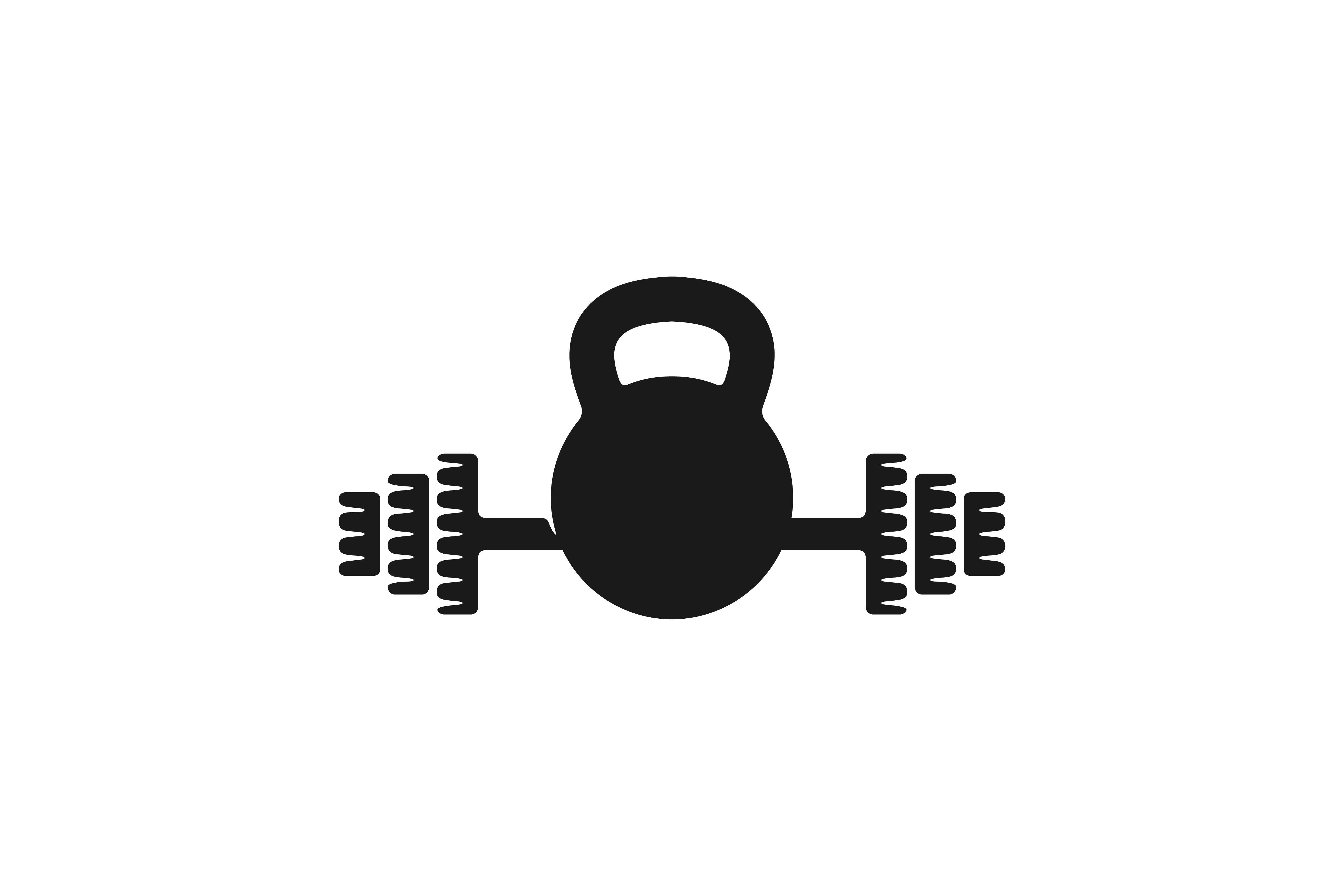 Kettlebell Logo - Barbel Gym Dumbbell fitness Logo Designs Inspiration, Vector Illustration