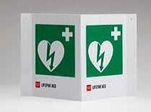 ILCOR Logo - Physio-Control AED Wall Sign Ilcor With Logo, Tent, 7x8