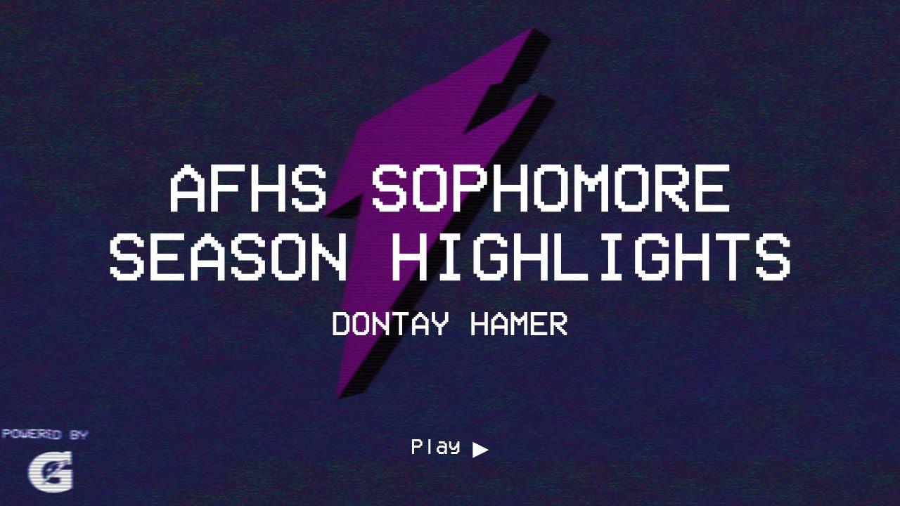 Afhs Logo - Dontay Hamer's (Apex, NC) Video AFHS Sophomore season highlights
