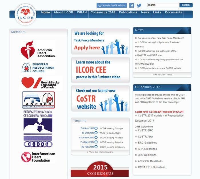 ILCOR Logo - ILCOR. American Heart Association CPR