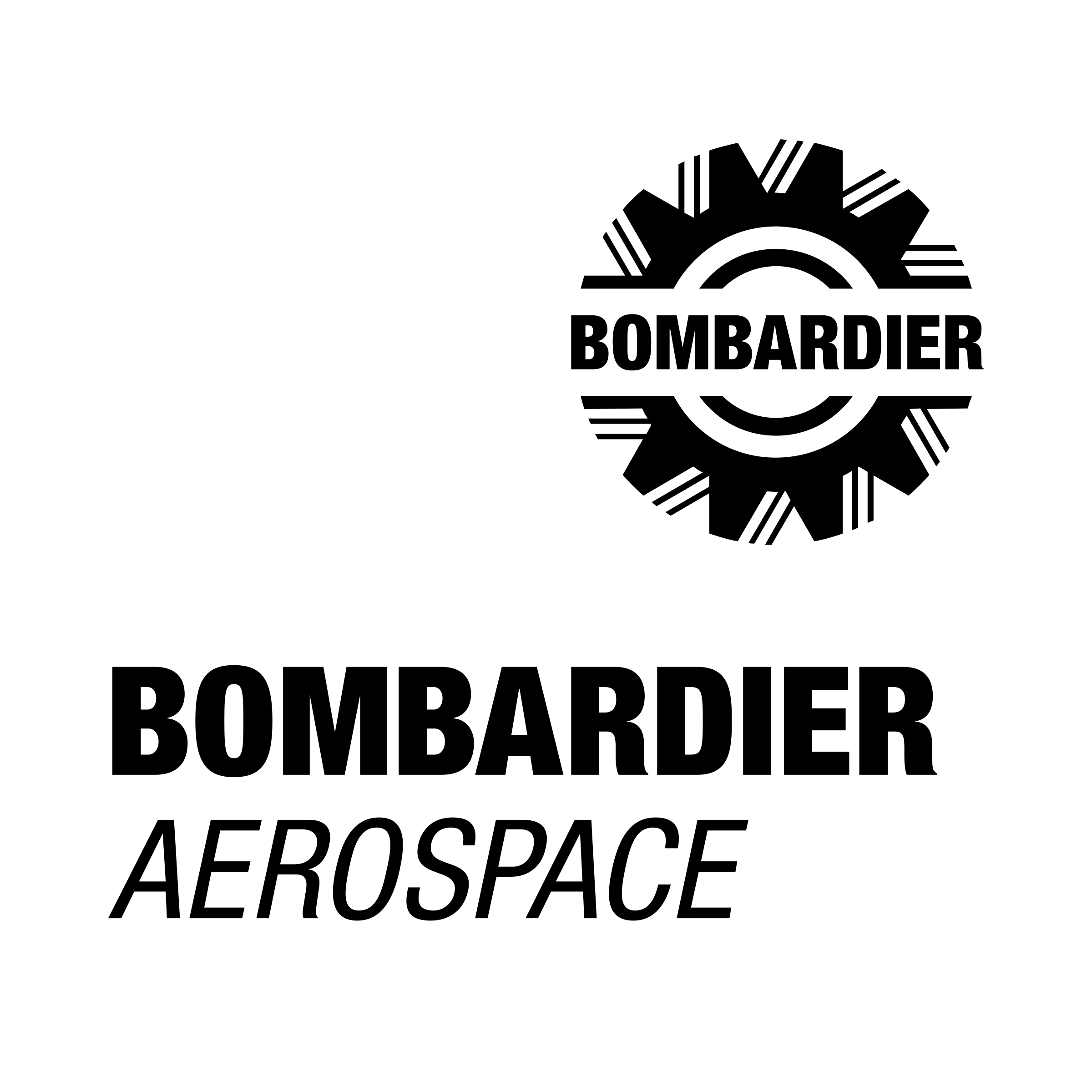 Bombardiar Logo - Bombardier Aerospace Logo PNG Transparent & SVG Vector - Freebie Supply