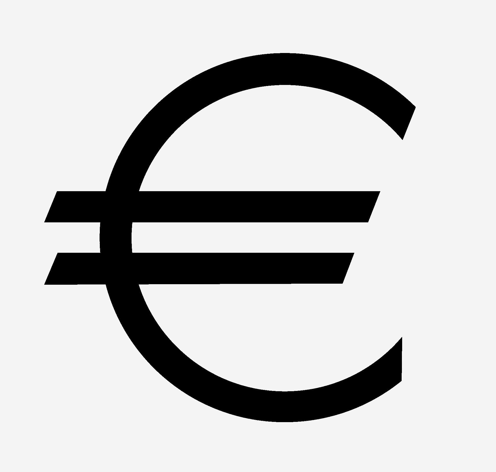 Euro Logo - Euro symbol official bitmap and vector image download