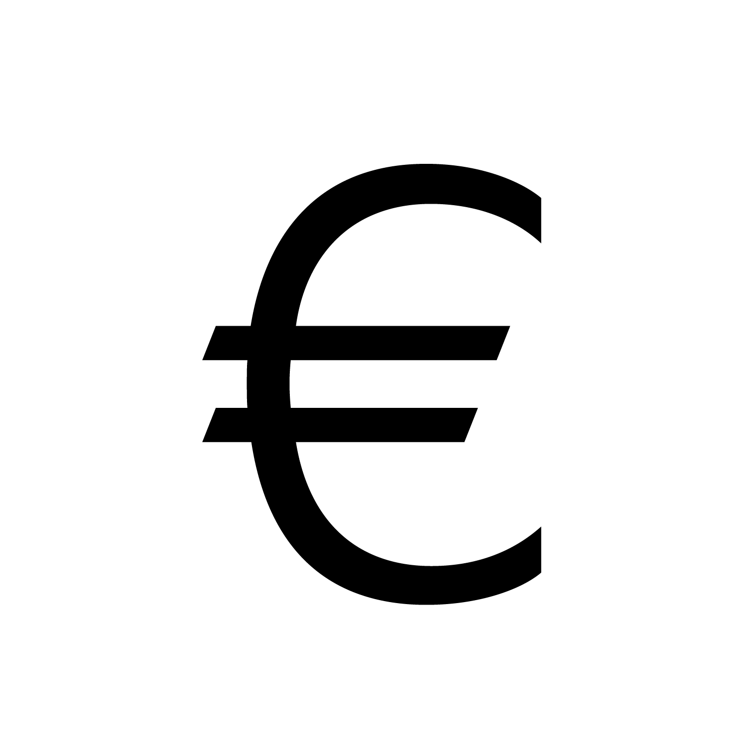 Euro Logo - Euro sign logo PNG free download