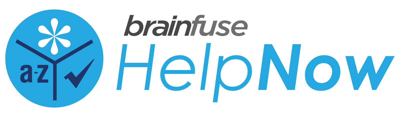 HelpNow Logo - Brainfuse: HelpNow. Fox River Valley Public Library