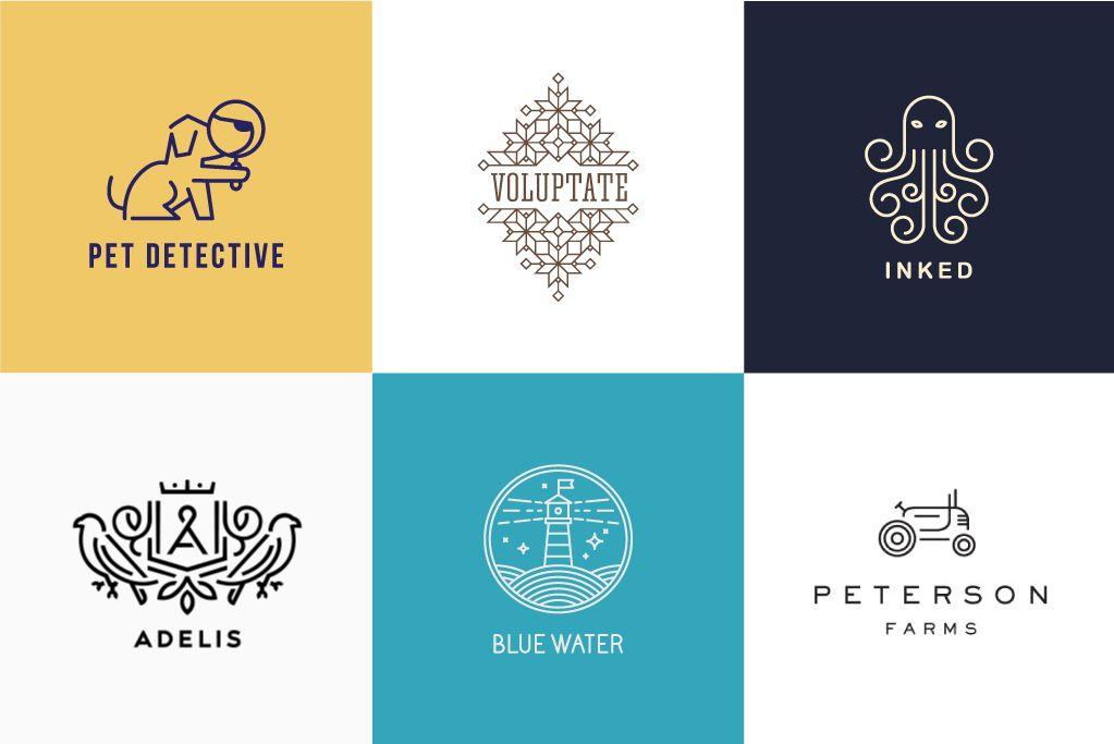 Monoline Logo - Logo Design Trends: Monoline | Liquified Creative