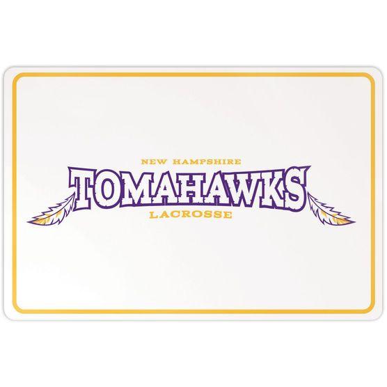 Tomahawks Logo - Room Sign (18x12) Hampshire Tomahawks Logo (White)