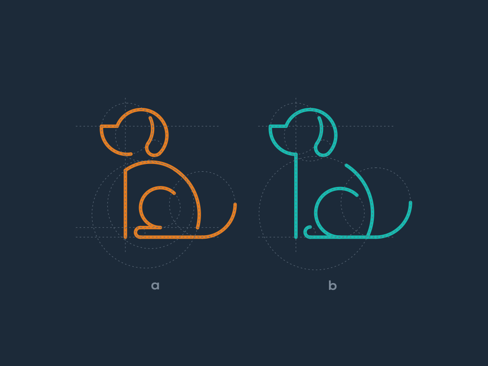 Monoline Logo - Dog Monoline Logo by Garagephic Studio on Dribbble