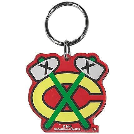 Tomahawks Logo - Chicago Blackhawks Deluxe Acrylic Tomahawks Logo Key Ring by Wincraft