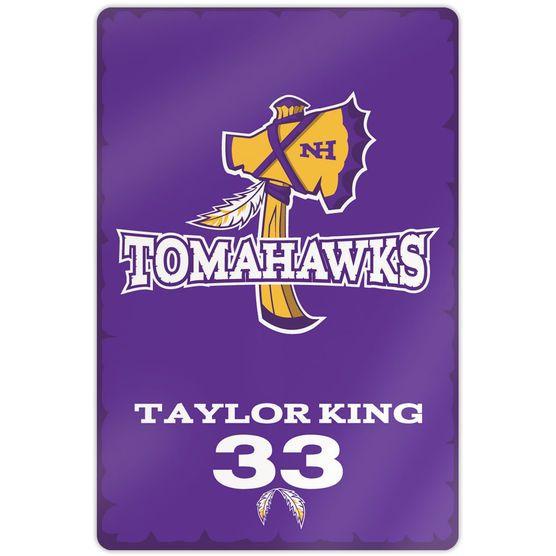 Tomahawks Logo - Room Sign (18