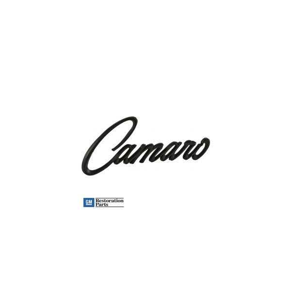 Camro Logo - Camaro Fender Emblem, Stick On, Matte Black