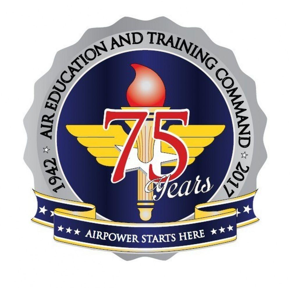 AETC Logo - DVIDS 75th Anniversary logo