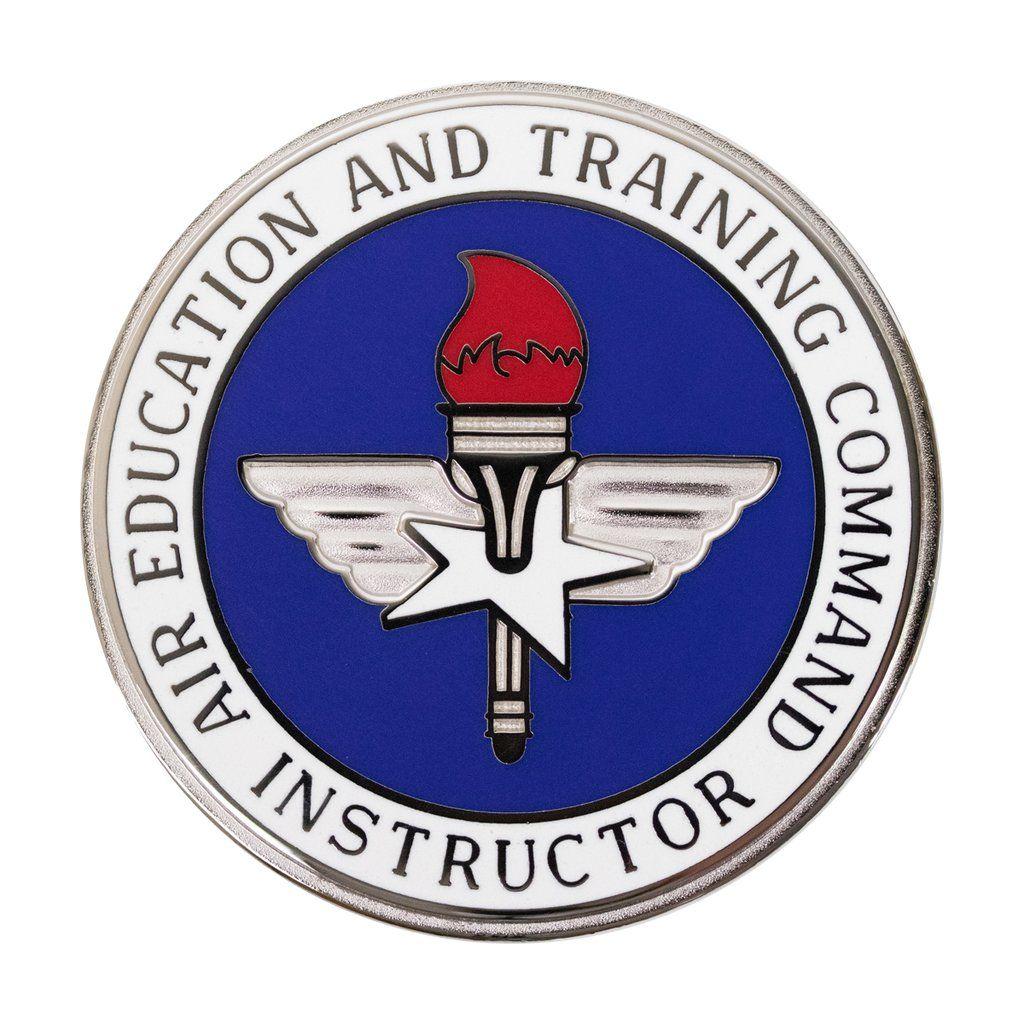 AETC Logo - Air Force Badge: Air Education and Training Command: Instructor