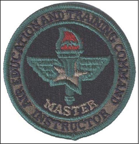 AETC Logo - ABU Badge - Master Air Education Training Command (AETC) Instructor - Sew-On
