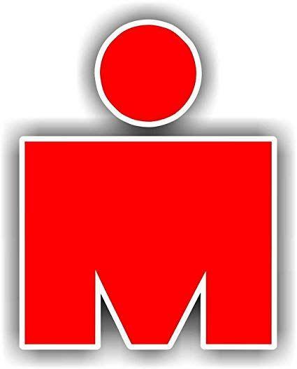 Ironman Logo - Ironman Race M Logo'd Full Color Window Decal Sticker