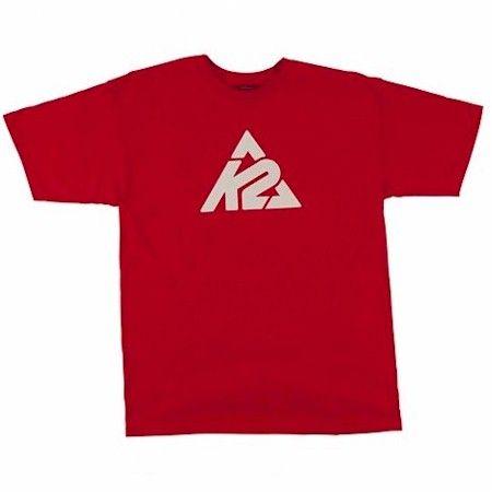 Red Triangle Clothing Logo - K2 Red Triangle Logo T Shirt Alpine Accessories