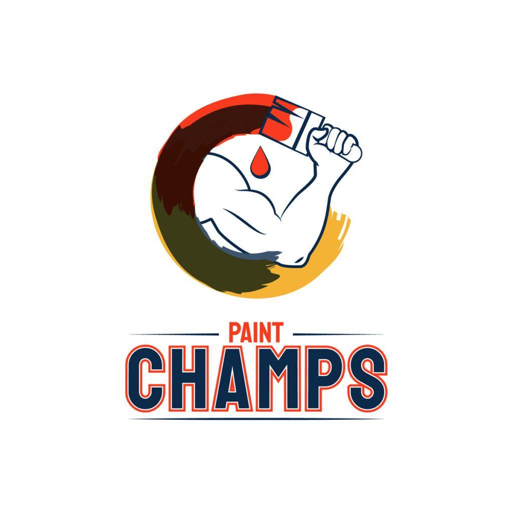 Champs Logo - Paint Champs » Logo » Leslie Irvine Design + Marketing