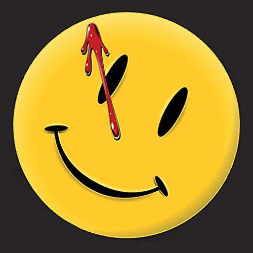 Watchmen Logo - Watchmen Smiley T-Shirt from DC Comics Series Licensed Black - M