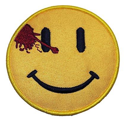 Watchmen Logo - The WATCHMEN Smiley Face 3 1/2