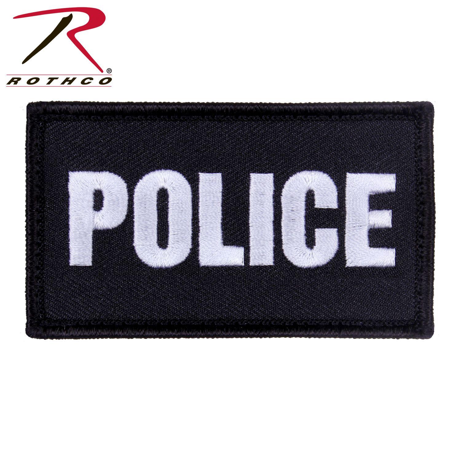 Rothco Logo - Rothco Police Patch with Hook Back