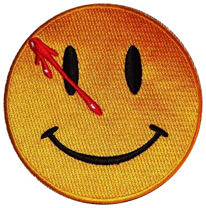 Watchmen Logo - Amazon.com: Watchmen Movie Logo Yellow Smiley Face Iron On Patch ...