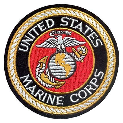 Rothco Logo - Amazon.com: Rothco atDeluxe USMC Round Patch, 4'': Sports & Outdoors