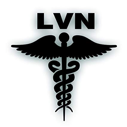 LVN Logo - Amazon.com: Solar Graphics USA LVN Caduceus Decal - for Licensed ...