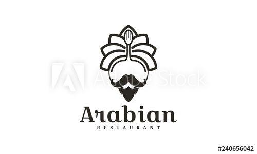 Arabian Logo - Arabic food Restaurant Vector Design Logo Template. Flat Style ...