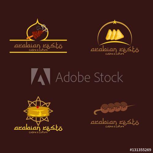 Arabian Logo - Arabic Restaurant Logo Design Template. Vector Illustration