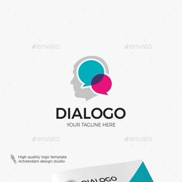 Dialogue Logo - Dialogue Logo Templates from GraphicRiver