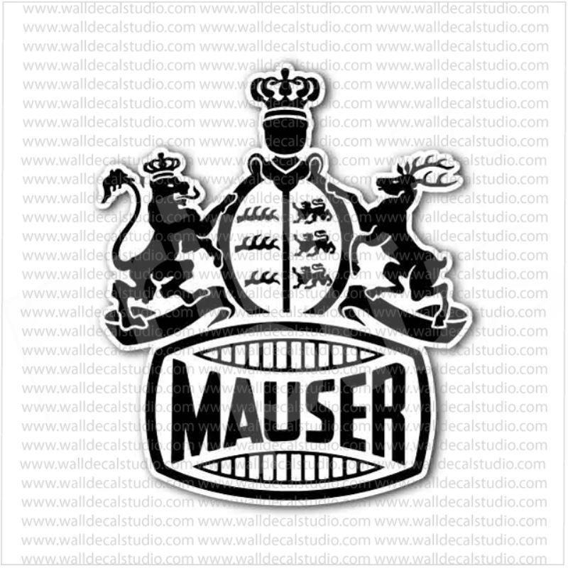 Mauser Logo - Mauser German Firearms Rifles Emblem Sticker. Relationshitts