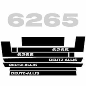 Deutz-Allis Logo - Details about Deutz-Allis 6265 tractor decal aufkleber adesivo sticker set