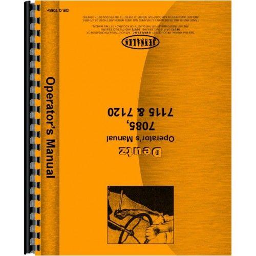 Deutz-Allis Logo - Deutz (Allis) 7120 Tractor Operators Manual