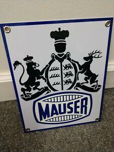 Mauser Logo - Details about Mauser gun pistol firearm sign