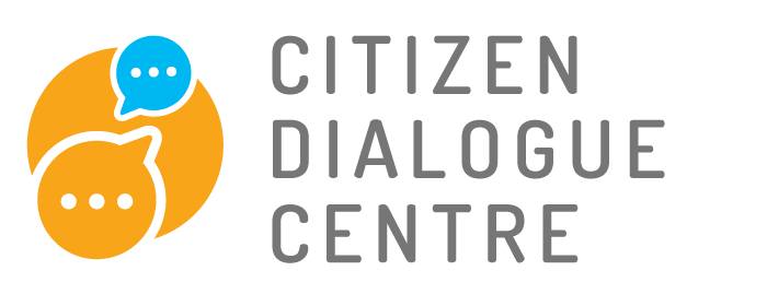 Dialogue Logo - Citizen Dialogue Centre. Creating Dialogue for Social Change