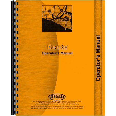 Deutz-Allis Logo - Operators Manual For Deutz (Allis) DX85 DX90 DX110 DX120 Tractor ...
