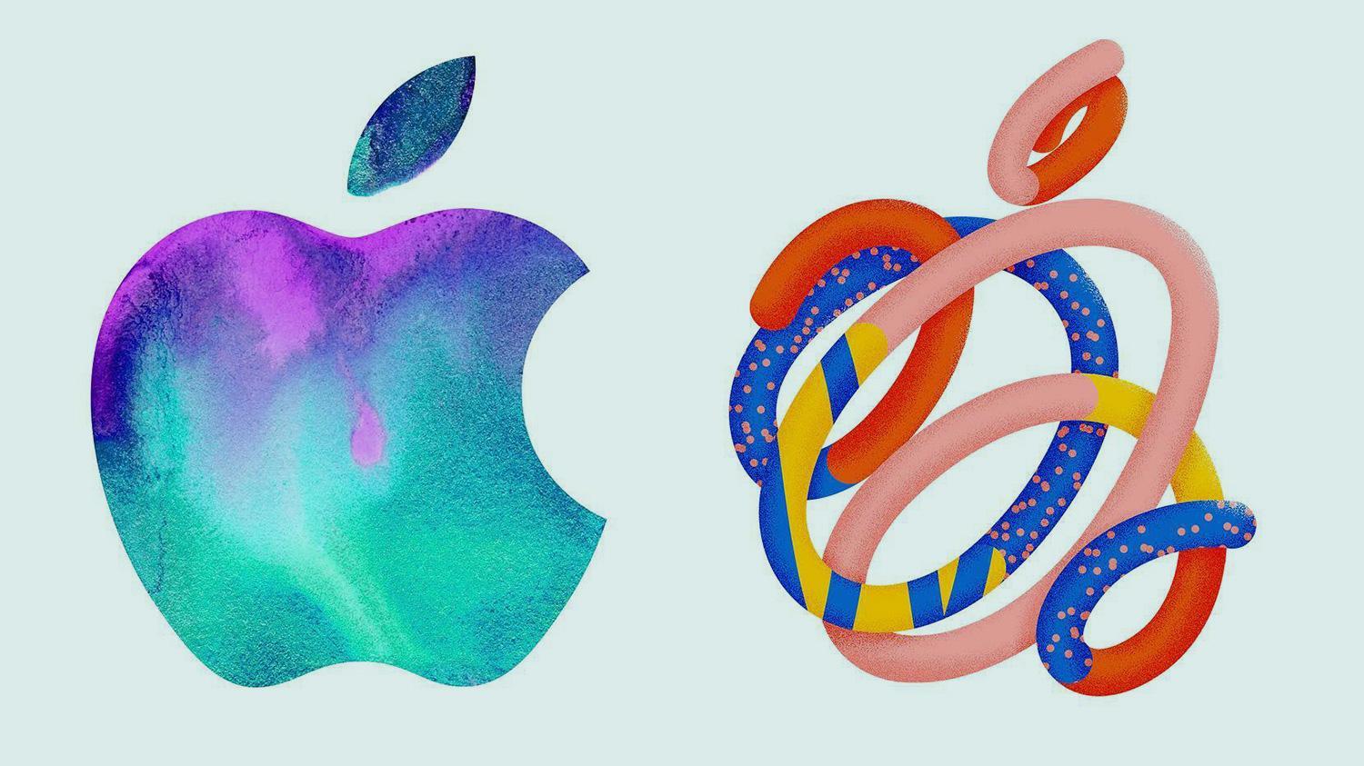 Appel Logo - These artists reimagined the Apple logo for the new iPad Pro launch ...