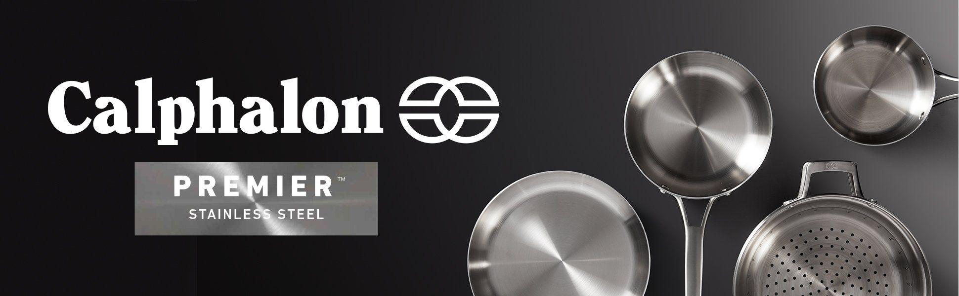 Calphalon Logo - Calphalon Premier Stainless Steel 8 Piece Cookware Set