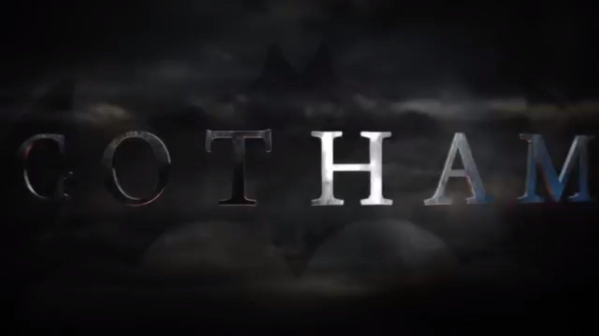 Gotham Logo - Gotham series finale logo with the batman symbol : Gotham