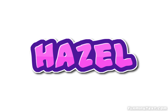 Hazel Logo - Hazel Logo. Free Name Design Tool from Flaming Text