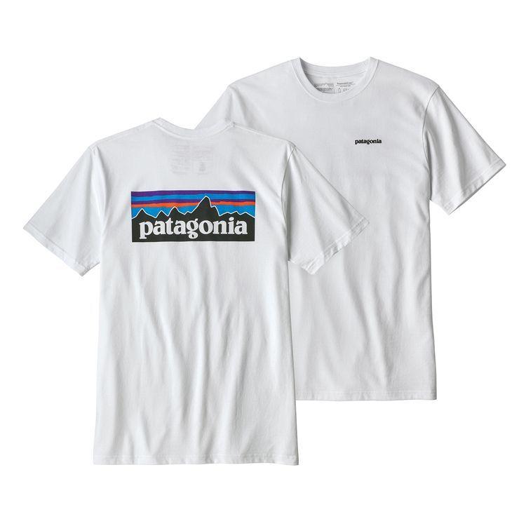 T-Shirts Logo - Patagonia Men's P 6 Logo Responsibili Tee®