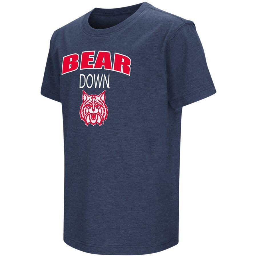 T-Shirts Logo - Youth Colosseum Navy Arizona Wildcats Bold Logo Chant T-Shirt