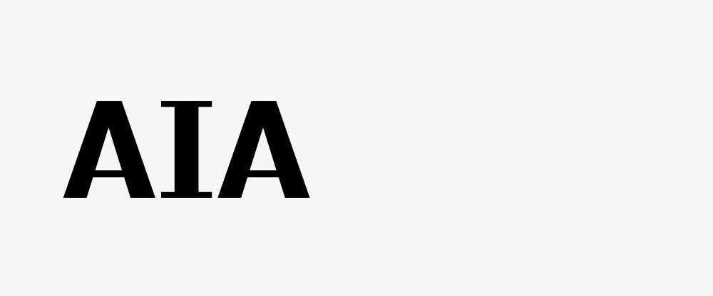 AIA Logo - Brand New: New Institutional Type for American Institute of ...