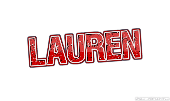 Lauren Logo - Lauren Logo | Free Name Design Tool from Flaming Text